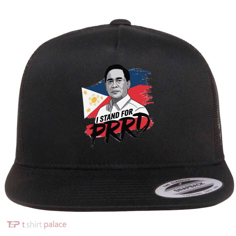 I Stand for PRRD Supporter Digong Duterte Philippine DU30 Flat Bill Trucker Hat