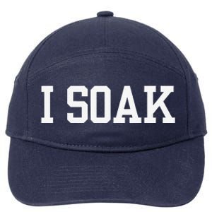 I Soak Funny Summer Day 7-Panel Snapback Hat