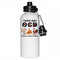 I Suffer From OCD Obsessive Chicken Disorder Aluminum Water Bottle