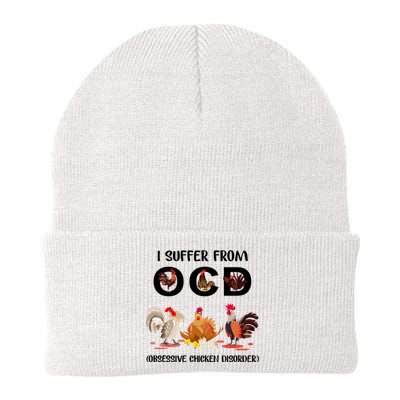 I Suffer From OCD Obsessive Chicken Disorder Knit Cap Winter Beanie