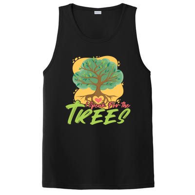 I Speak For The Trees Earth Day Love Gift PosiCharge Competitor Tank