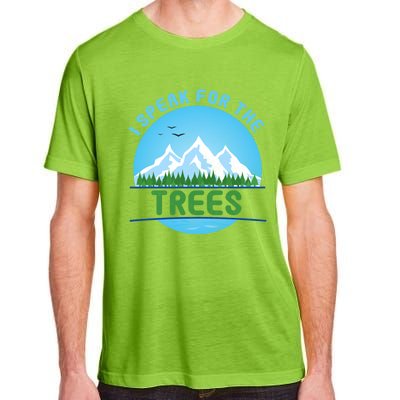 I Speak For Trees Earth Day Save Earth Inspiration Hippie Gift Adult ChromaSoft Performance T-Shirt