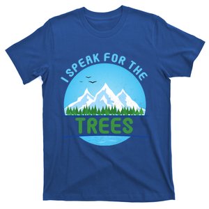 I Speak For Trees Earth Day Save Earth Inspiration Hippie Gift T-Shirt