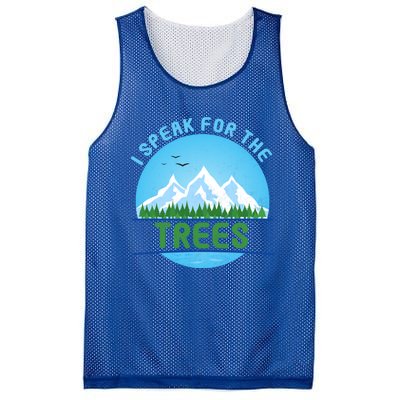 I Speak For Trees Earth Day Save Earth Inspiration Hippie Gift Mesh Reversible Basketball Jersey Tank