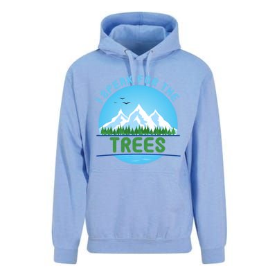 I Speak For Trees Earth Day Save Earth Inspiration Hippie Gift Unisex Surf Hoodie