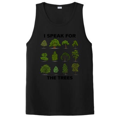 I Speak For Trees Earth Day Save Earth Inspiration Hippie Great Gift PosiCharge Competitor Tank