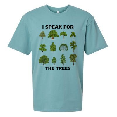 I Speak For Trees Earth Day Save Earth Inspiration Hippie Great Gift Sueded Cloud Jersey T-Shirt