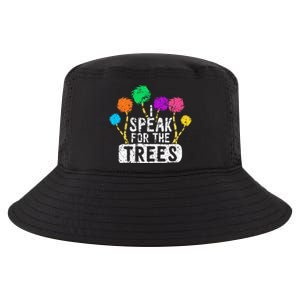 I Speak For Trees Earth Day Save Earth Awareness Hippie Cool Comfort Performance Bucket Hat