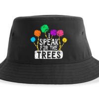 I Speak For Trees Earth Day Save Earth Awareness Hippie Sustainable Bucket Hat