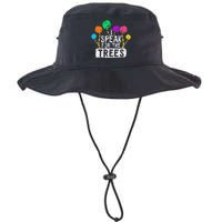 I Speak For Trees Earth Day Save Earth Awareness Hippie Legacy Cool Fit Booney Bucket Hat