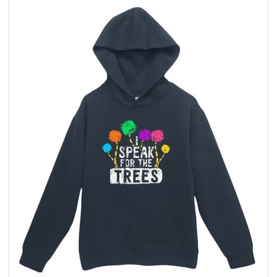 I Speak For Trees Earth Day Save Earth Awareness Hippie Urban Pullover Hoodie