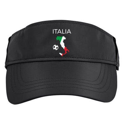 Italy Soccer Forza Azzurri Italian Italia Adult Drive Performance Visor