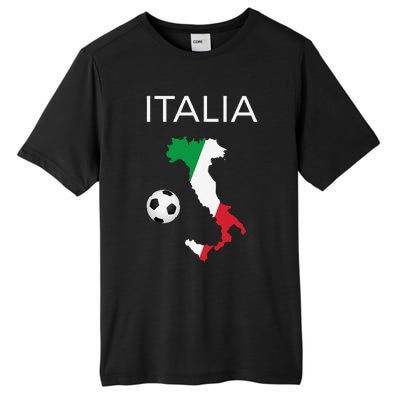 Italy Soccer Forza Azzurri Italian Italia Tall Fusion ChromaSoft Performance T-Shirt