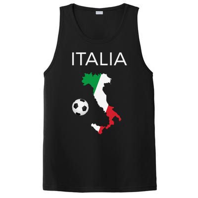 Italy Soccer Forza Azzurri Italian Italia PosiCharge Competitor Tank