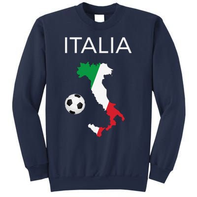 Italy Soccer Forza Azzurri Italian Italia Sweatshirt