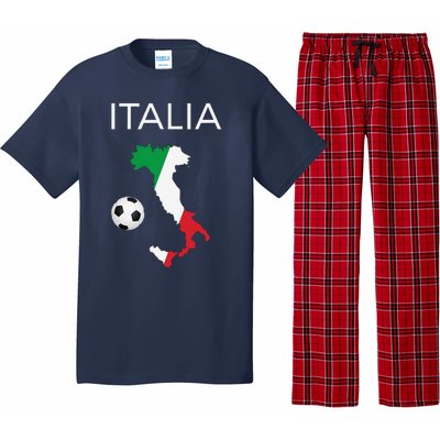 Italy Soccer Forza Azzurri Italian Italia Pajama Set