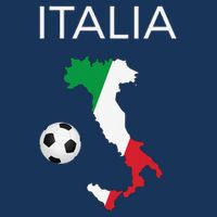 Italy Soccer Forza Azzurri Italian Italia 16 in Basic Backpack
