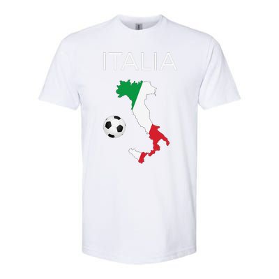 Italy Soccer Forza Azzurri Italian Italia Softstyle CVC T-Shirt