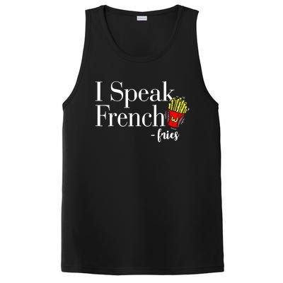 I Speak French Fries PosiCharge Competitor Tank