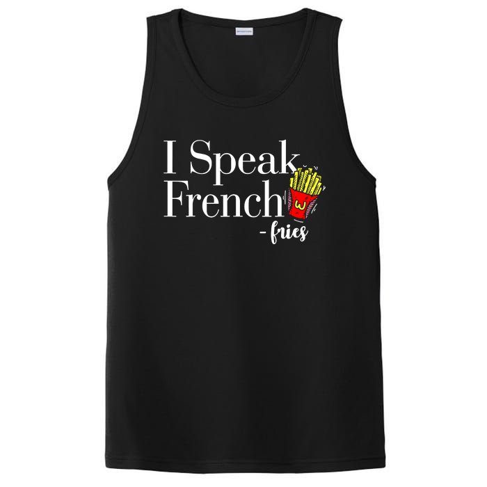 I Speak French Fries PosiCharge Competitor Tank