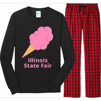 Illinois State Fair Pink Cotton Candy County Fair Long Sleeve Pajama Set