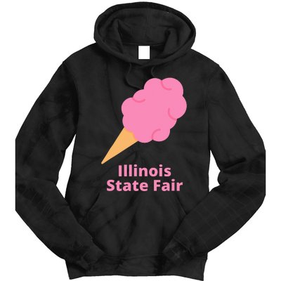 Illinois State Fair Pink Cotton Candy County Fair Tie Dye Hoodie