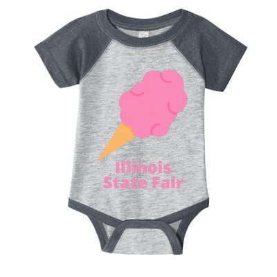 Illinois State Fair Pink Cotton Candy County Fair Infant Baby Jersey Bodysuit