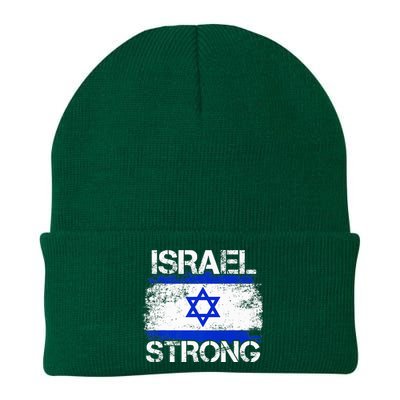 Israel Strong Flag Support I Stand With Israel Knit Cap Winter Beanie