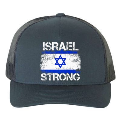 Israel Strong Flag Support I Stand With Israel Yupoong Adult 5-Panel Trucker Hat