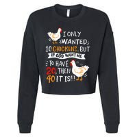 I Speak For Trees Earth Day Save Earth Inspiration Hippie Cropped Pullover Crew