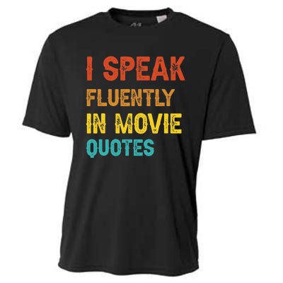 I Speak Fluently In Movie Quotes Funny Essential Cooling Performance Crew T-Shirt