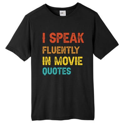 I Speak Fluently In Movie Quotes Funny Essential Tall Fusion ChromaSoft Performance T-Shirt