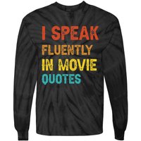 I Speak Fluently In Movie Quotes Funny Essential Tie-Dye Long Sleeve Shirt