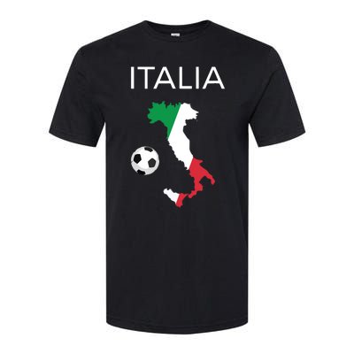 Italy Soccer Forza Azzurri Italian Italia Softstyle® CVC T-Shirt