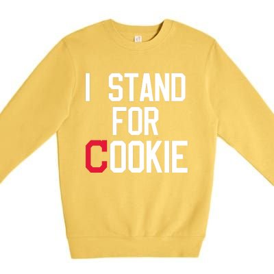 I Stand For Cookie Carlos Carrasco Indians Premium Crewneck Sweatshirt