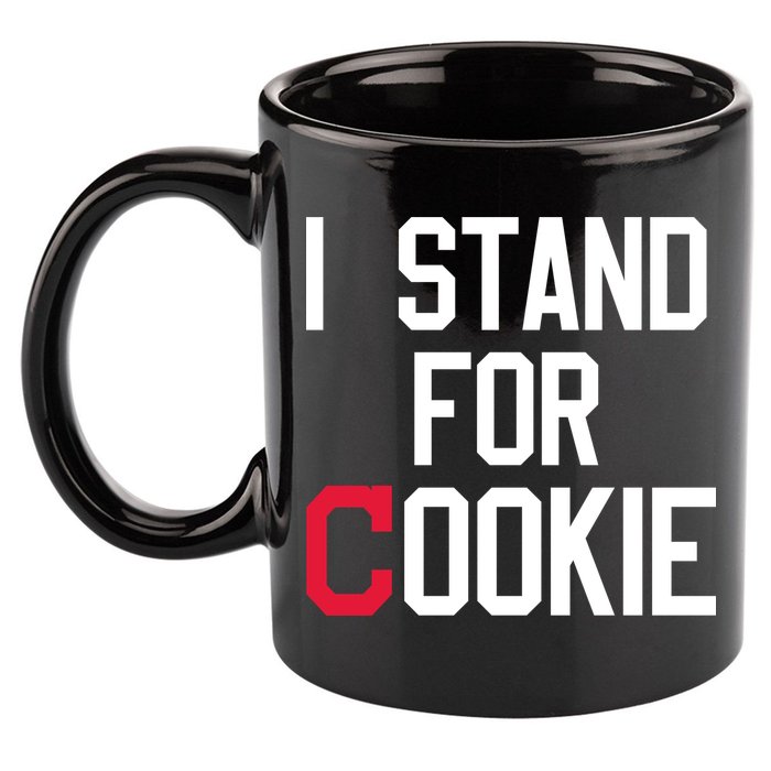 I Stand For Cookie Carlos Carrasco Indians 11oz C Handle Ceramic Mug