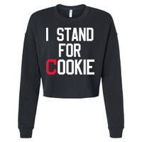 I Stand For Cookie Carlos Carrasco Indians Cropped Pullover Crew