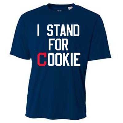 I Stand For Cookie Carlos Carrasco Indians Cooling Performance Crew T-Shirt