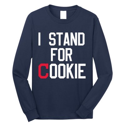 I Stand For Cookie Carlos Carrasco Indians Long Sleeve Shirt