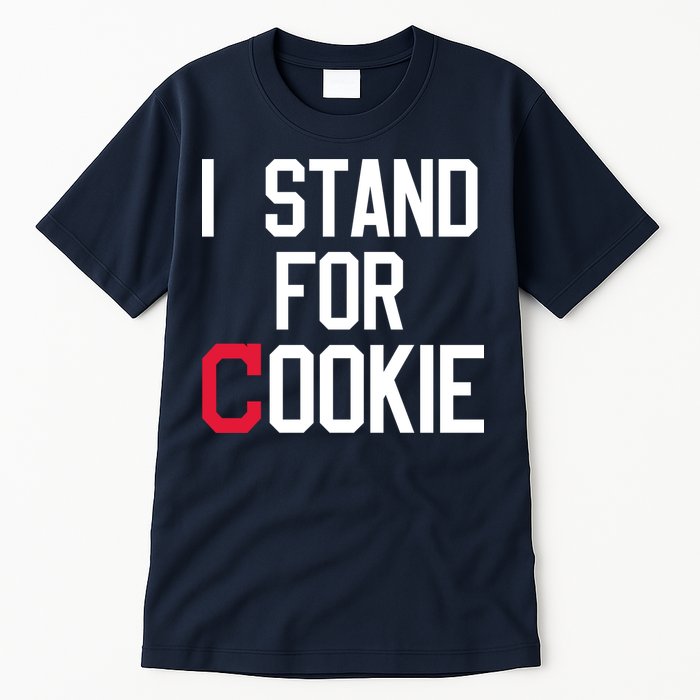 I Stand For Cookie Carlos Carrasco Indians Tall T-Shirt