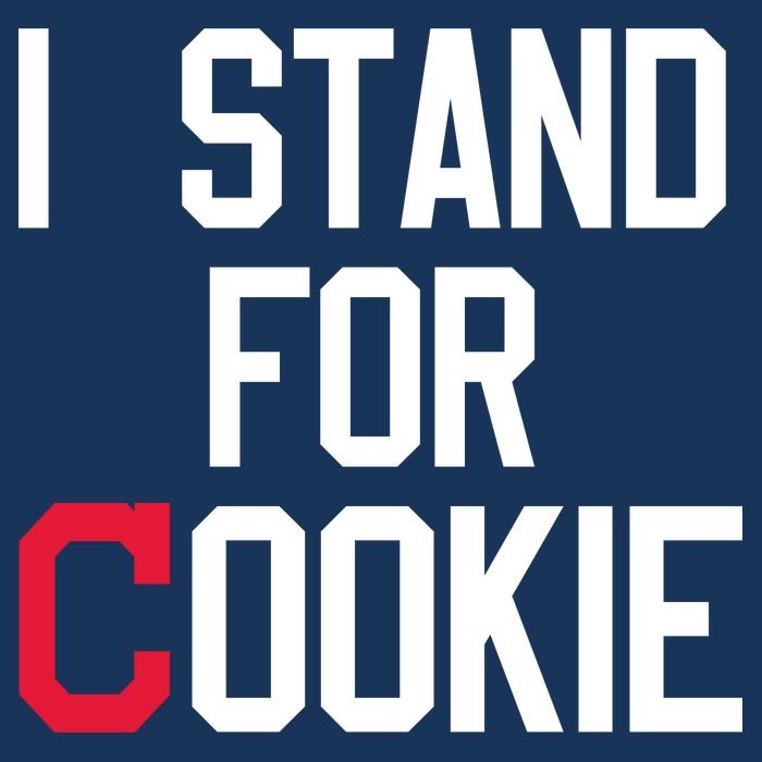 I Stand For Cookie Carlos Carrasco Indians Button