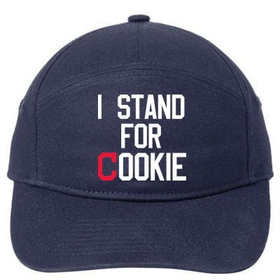 I Stand For Cookie Carlos Carrasco Indians 7-Panel Snapback Hat