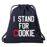 I Stand For Cookie Carlos Carrasco Indians Drawstring Bag
