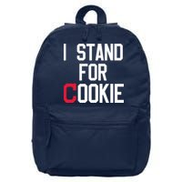 I Stand For Cookie Carlos Carrasco Indians 16 in Basic Backpack