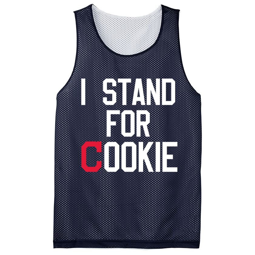 I Stand For Cookie Carlos Carrasco Indians Mesh Reversible Basketball Jersey Tank