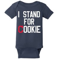 I Stand For Cookie Carlos Carrasco Indians Baby Bodysuit
