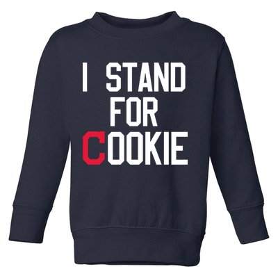 I Stand For Cookie Carlos Carrasco Indians Toddler Sweatshirt