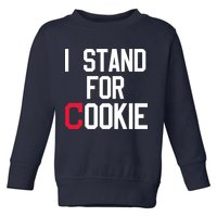 I Stand For Cookie Carlos Carrasco Indians Toddler Sweatshirt