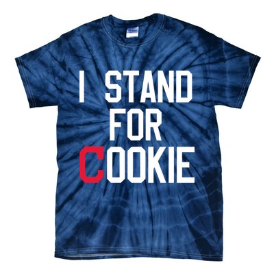 I Stand For Cookie Carlos Carrasco Indians Tie-Dye T-Shirt