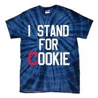 I Stand For Cookie Carlos Carrasco Indians Tie-Dye T-Shirt